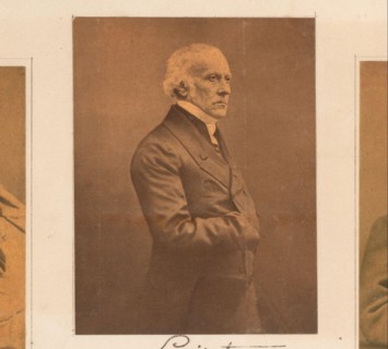 Portret van François Guizot, Anonymous, 1845 - 1850 photomechanical print This print is part of an album. France paper  prime minister. historical persons France