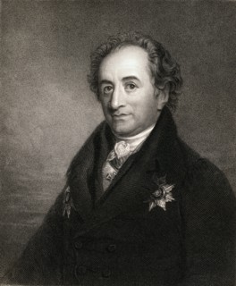 Johann Wolfgang von Goethe, 1749 -1832.  German writer and statesman.