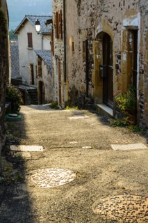 The village of Cocurès near the Robert Louis Stevenson Trail in the Cévennes, Lozère, France