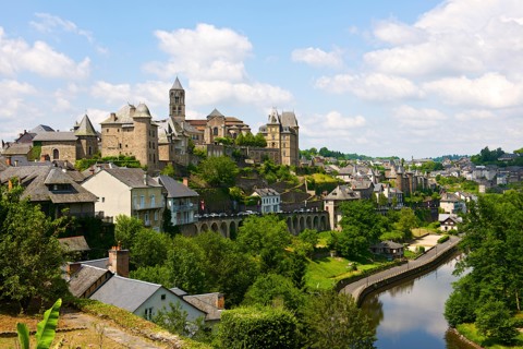 Vezere River,Uzerche,France