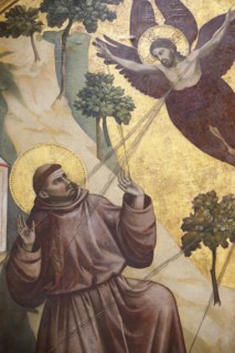 The Louvre Museum. Saint-Francis Receiving the Stigmata. Giotto Di Bondone, 13th century.