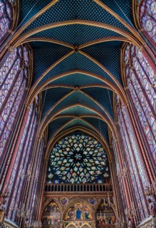 The Rose of the Apocalypse, Saint-Chapelle, Paris, France