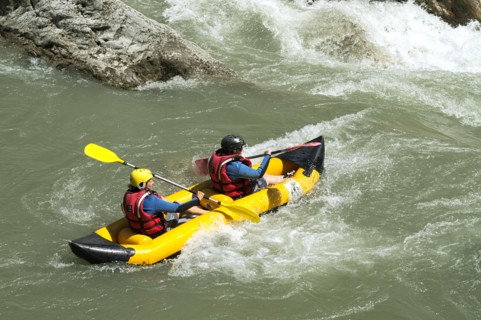 White water rafting in the gorges du Verdon in Provence