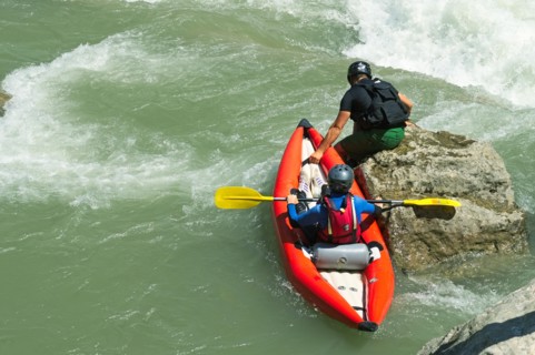 White water rafting in the gorges du Verdon in Provence