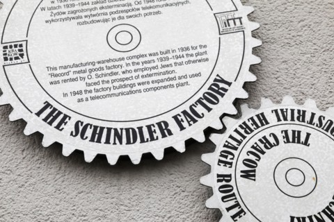 Oskar Schindler's Factory Museum, telling the grim story of Jewish wartime experiences under Nazi occupation in WW11, in Krakow, Poland