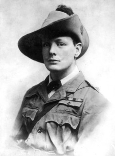 Young Sir Winston Churchill
