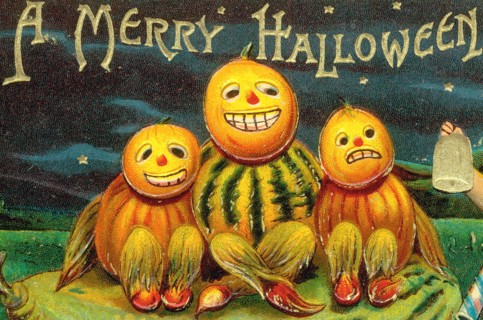 Vintage halloween greetings