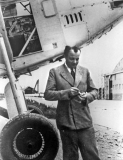 ANTOINE de SAINT-EXUPÉRY (1900-1944) Frenchioneering aviator, poet and jopurnalist in 1933