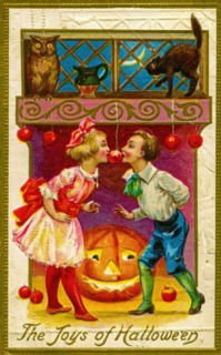 Vintage Halloween Greetings card