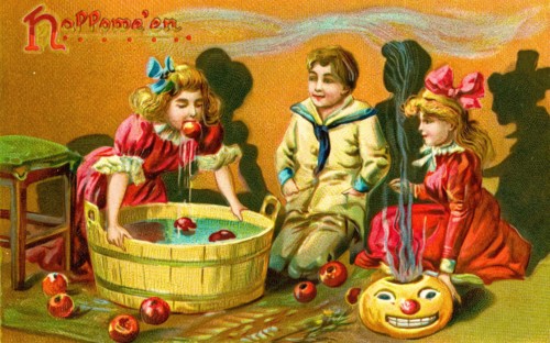 Vintage Halloween Greetings card