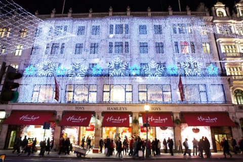Christmas At Hamleys Toy Shop Regent Street London UK Europe