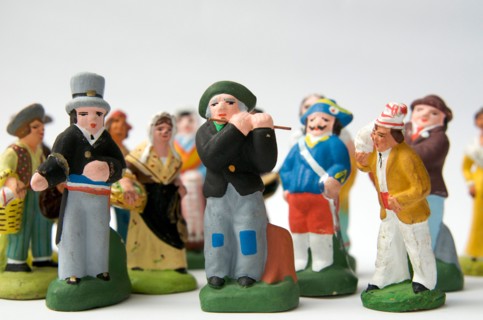 Santons, traditional Provençal terracotta figurines
