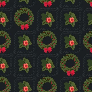 Advent Wreath Seamless Pattern