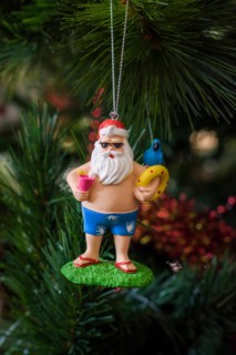 Australian Christmas decoration hanging on a Christmas tree