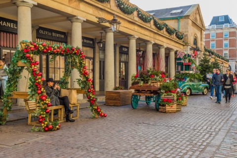 A typical view in Covent Garden
