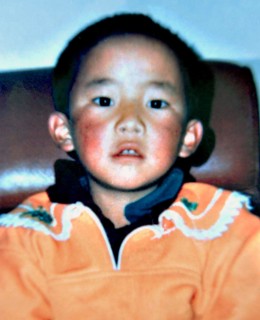 China/Tibet: Gedhun Choekyi Nyima, recognised as the 11th Panchen Lama by the current Dalai Lama on May 14, 1995. Photo by Central Tibetan Administration (CC BY-SA 3.0 License).  The present (11th) in...