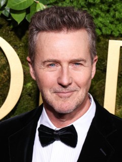 BEVERLY HILLS, LOS ANGELES, CALIFORNIA, USA - JANUARY 05: Edward Norton arrives at the 82nd Annual Golden Globe Awards held at The Beverly Hilton Hotel on January 5, 2025 in Beverly Hills, Los Angeles...