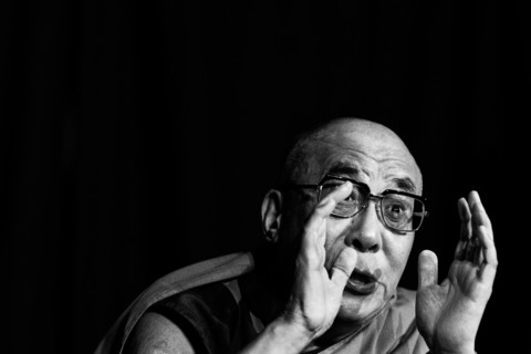 The XIV Dalai Lama of Tibet appeared at Radio City Music Hall in New York for a series of Buddhist spiritual teachings.
