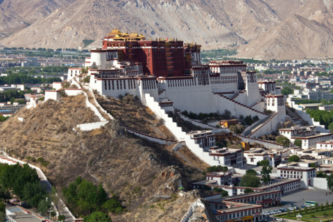 Potala Palace in Lhasa, Tibet