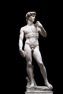 Statue of David by Michelangelo (1475-1564), Galleria dell'Accademia, Florence, Italy.