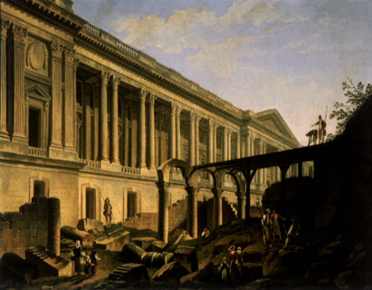 Louvre Renovation. Paris. 1764