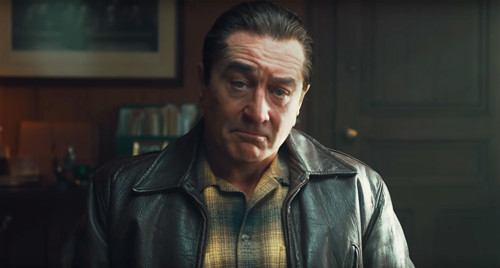 USA. Robert De Niro   in the ©Netflix new movie: The Irishman (2019).  Plot: A mob hitman recalls his possible involvement with the slaying of Jimmy Hoffa.  Ref: LMK110-J5506-270919 Supplied by LMKMED...