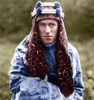 England: T. E. Lawrence (16 August 1888 - 19 May 1935), better known as 'Lawrence of Arabia', c. 1920s.  Lieutenant Colonel Thomas Edward Lawrence, CB, DSO, known professionally as T. E. Lawrence, was...