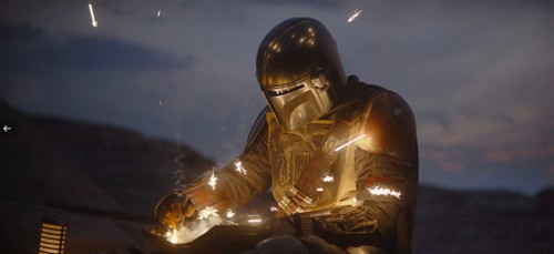 THE MANDALORIAN  (2019>) Lucasfilm/Disney Media TV series  with Pedro Pascal