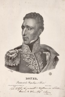 Jean-Pierre Boyer, President of the Republic of Haiti, circa 1825