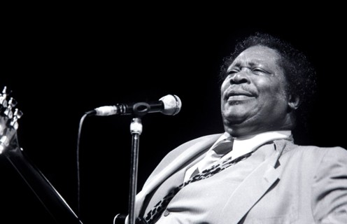 BB King in concert on North Sea Jazz in Den Haag 1986 Netherlands vvbvanbree fotografie