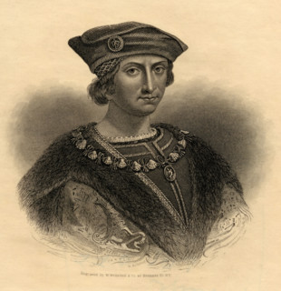 Charles VIII, 1470 - 1498.  King of France.