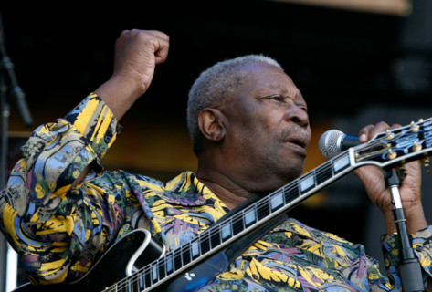 BB King Performs at Bonnaroo.