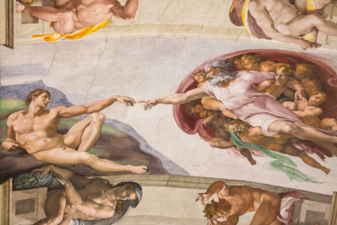 Behind the Scenes at the Sistine Chapel, March 13, 2013, as it readies for the Conclave that welcomes Pope Francis.