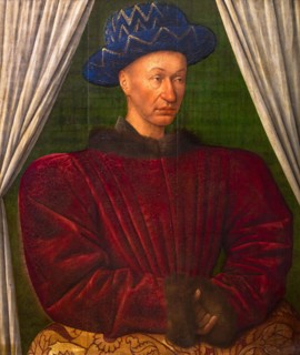ActiveMuseum 0001965.jpg / Charles VII, King of France, ca 1445 - Jean Fouquet 26/09/2013  -   / Middle Ages Collection / Active Museum