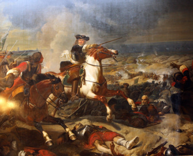 Siege of  Dunkirk - Battle of the dunes. won by the Marshall of Turenne 14th june 1658