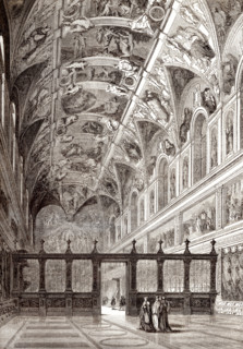 The Sistine Chapel, Apostolic Palace, Vatican City, 19th century