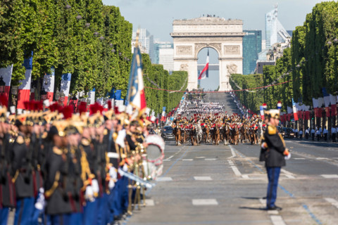 President Trump attended the French National Day Parade on July 14, 2017, in Paris, celebrating France’s national holiday and strengthening U.S.-France relations.