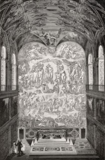 The Sistine Chapel, Vatican City, Rome, Italy, 19th Century