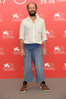 Venice, Italy. 5th Sep 2018. Venice, Italy. 05th Sep, 2018. 75th Venice Film Festival, Photocall film "Nuestro tiempo". Pictured: Carlos Reygadas Credit: Independent Photo Agency Srl/Alamy Live News C...