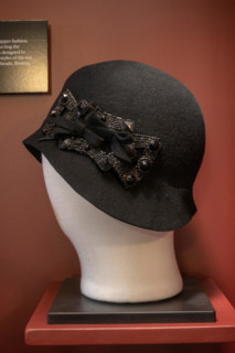 A Cloche hat from the The Mob Museum, Las Vegas (City of Las Vegas), Nevada, United States.