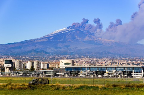 Eruption of Mount Etna (Sicily, Italy) on the 24th December 2018