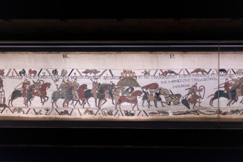 Normandy, France. Bayeux Tapestry