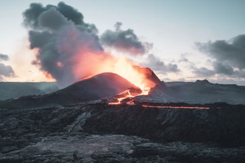 MAY 2021: The broader Fagradalsfjall volcanic system comprises an area of eruptive fissures (fissure swarm), cones and lava fields in the southern part of the Reykjanes peninsula. A strong seismic cri...