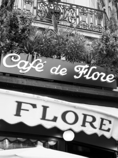 Café de Flore, Philosophers Cafe, Paris, France, Europe, EU.
