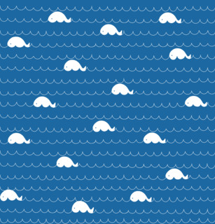 Vector about little whale seamless pattern background used for fabric, textile, print, background and decorative wallpaper