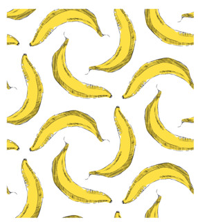 seamless pattern with bananas in graphic for banners, cards, flyers, social media wallpapers, etc. vector illustration