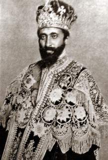 A 1940's portrait of Emperor Haile Selassie  (  ???? ??? ??? ) Qädamawi ?äylä S?llase, meaning 'Power of the Trinity' who was born Tafari Makonnen or Lij Tafari (1892 – 1975) He served as  Emperor of ...