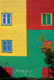 Caminito Street ,La Boca District .Buenos Aires. Argentina .