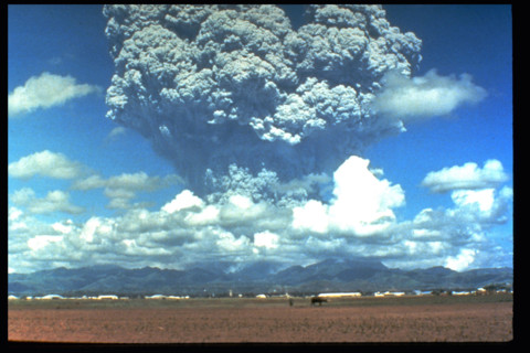 The eruption of Mount Pinatubo on June 12, 1991, is one of the largest volcanic events of the 20th century. The eruption sent ash plumes high into the atmosphere, affecting climate and air travel glob...