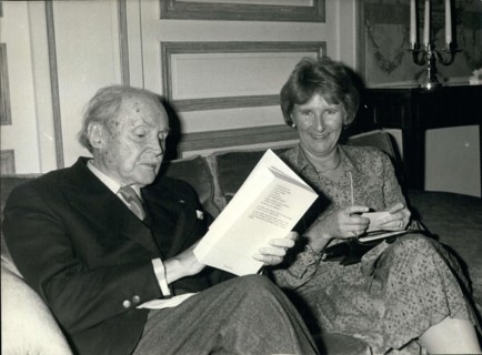 Nov. 22, 1979 - Goncourt Prize Winners: Antonine Maillet and Maurice Genevoix